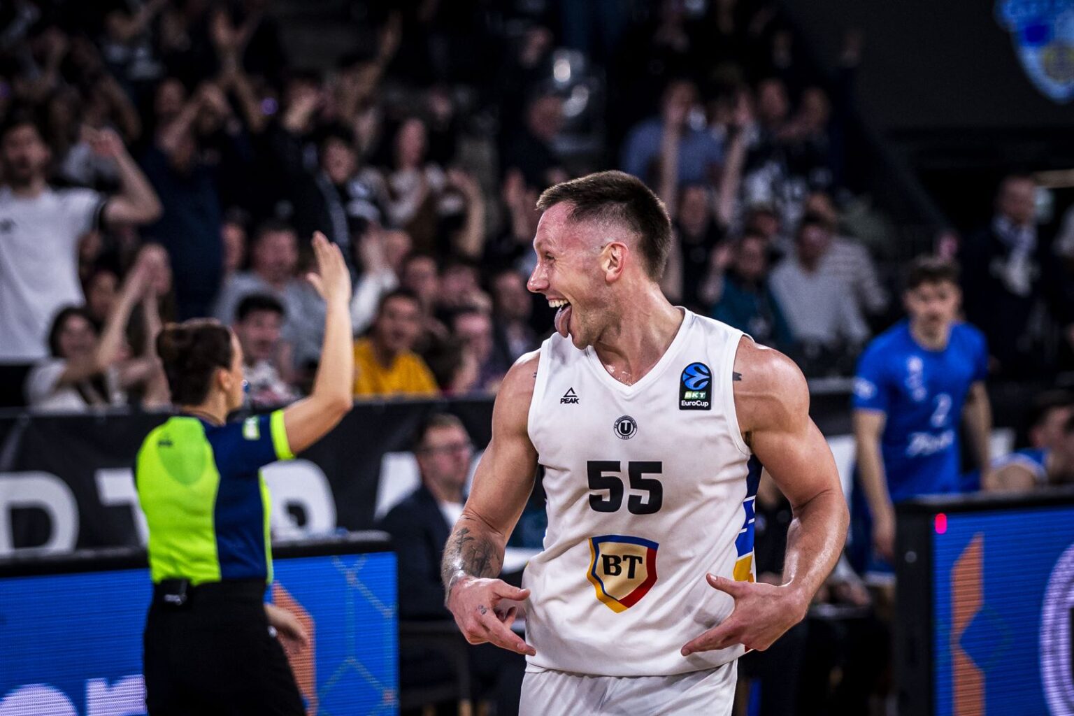 Un baschetbalist de la U-BT Cluj-Napoca, inclus în echipa ideală a sezonului în ABA League. Nume grele de la Partizan și Dubai Basketball pe listă