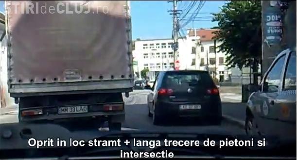 Smecheri de Cluj! "Opriri de nesimtiti, pe avarii desigur", un nou film care demonstreaza cum se parcheaza in Cluj-Napoca - VIDEO si FOTO
