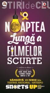 Noaptea lunga a filmelor scurte ajunge la Cluj in 19 iunie