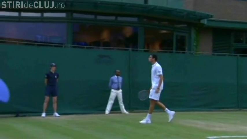 VIDEO SOCANT: Hanescu a scuipat publicul la Wimbledon si a abandonat