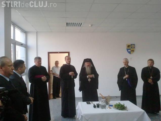Noul sediu al Consiliului Judetean, sfintit de capii bisericilor ortodoxa, greco-catolica si romano-catolica din Cluj