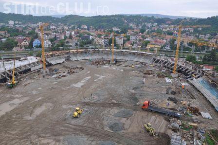 Stadionul Municipal "Cluj Arena" este finalizat pe jumatate - Galerie FOTO