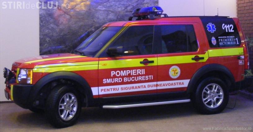 O autospeciala SMURD a fost lovita in plin de un tramvai