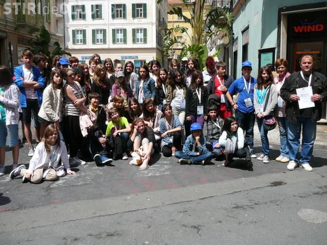 O trupa de teatru scolara din Cluj a castigat mentiune la San Remo