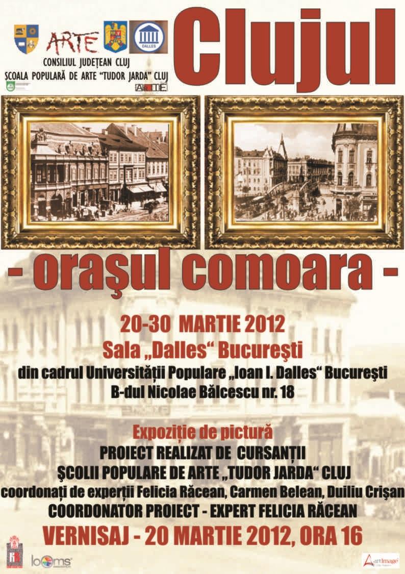 Clujul promovat prin arta la Bucuresti de Scoala Populara de Arta "Tudor Jarda"
