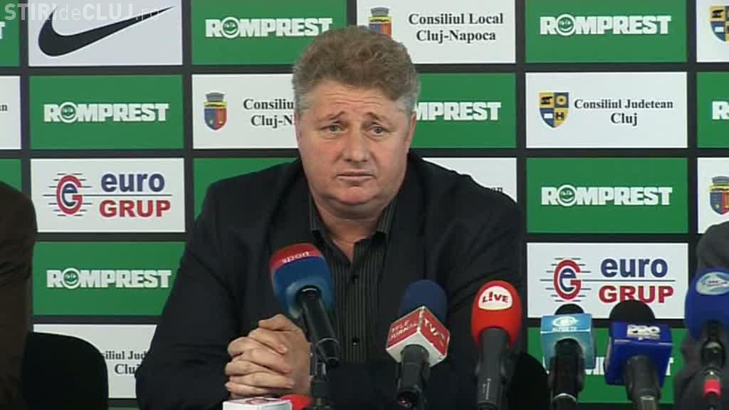 "Mamele isi lasa copiii la U Cluj si merg sa se f...". Ioan Marginean, cel care a spus replica, isi cere scuze