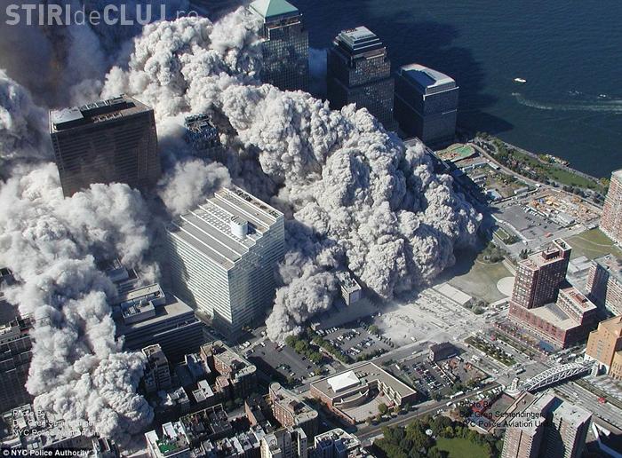 Fotografii in premiera de la prabusirea turnurilor World Trade Center, date publicitatii la 9 ani de la dezastru - Galerie FOTO