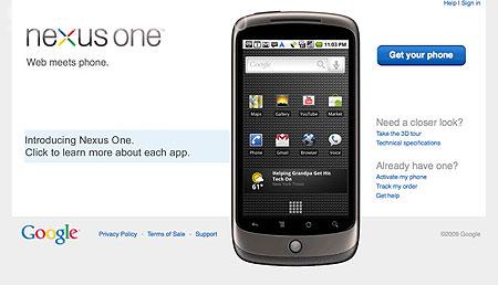 Google a lansat pe piata Nexus One-VEZI VIDEO