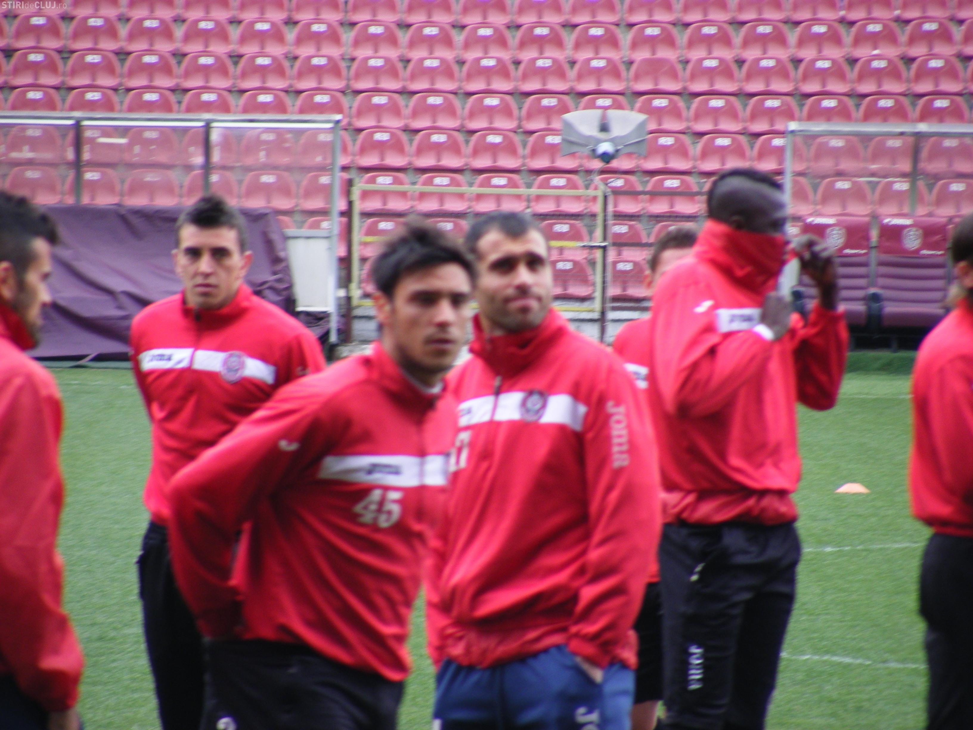 Imagini de la primul antrenament al CFR Cluj condus de Ioan Andone FOTO