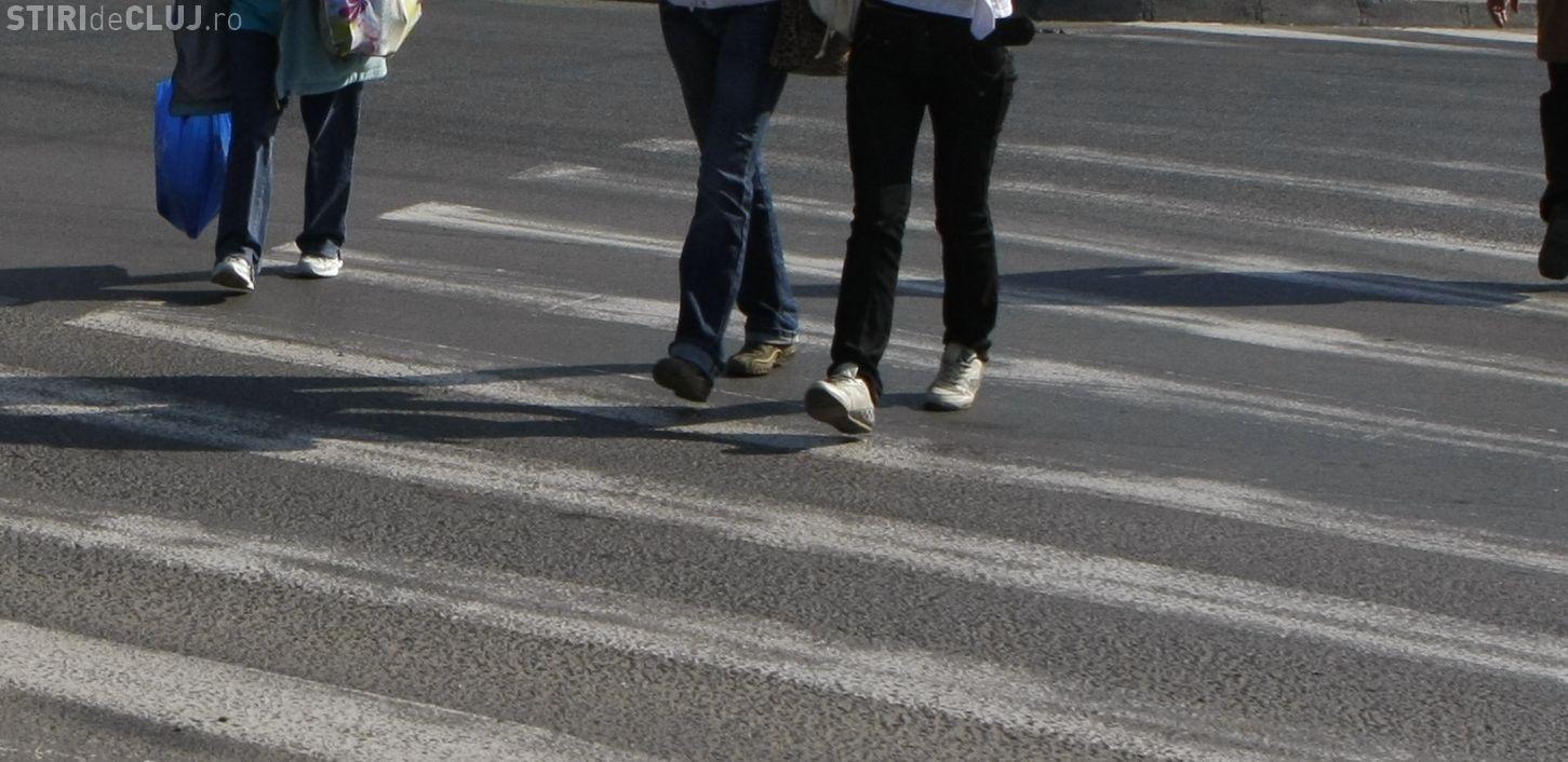 O tanara a fost ranita pe o trecere de pietoni, pe strada Observatorului din Cluj-Napoca