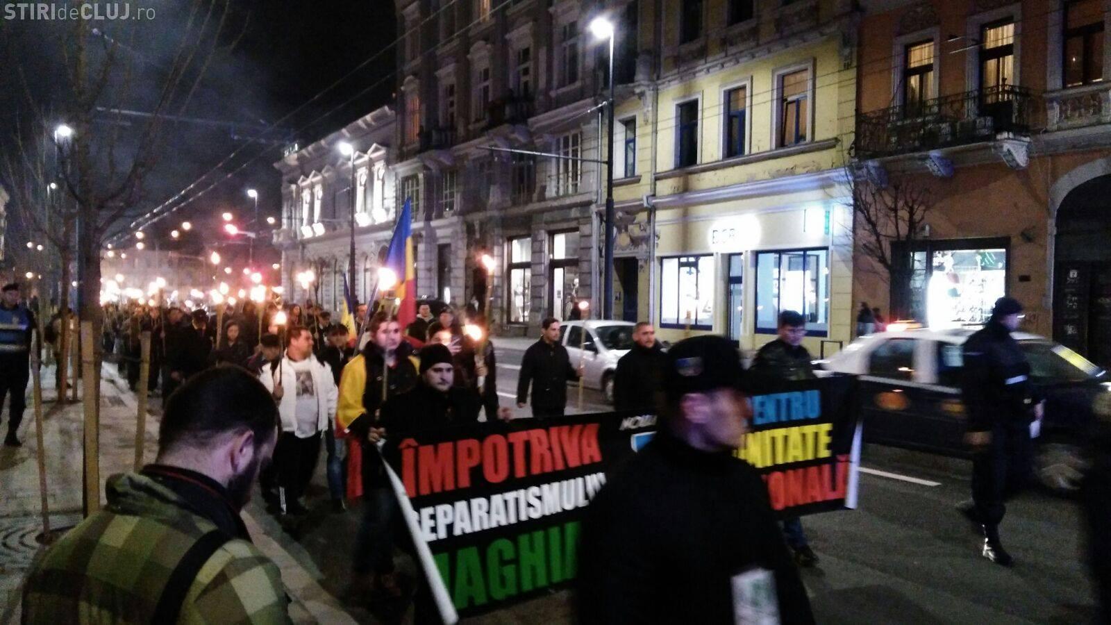 Extremiștii Au Organizat Marș La Cluj Impotriva Maghiarilor și A