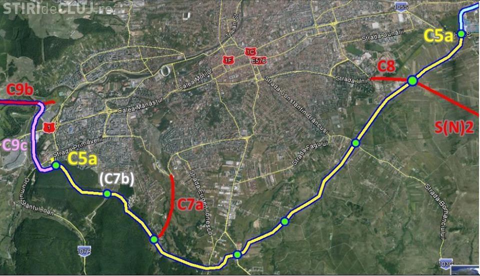 Harta Centurii Metropolitane A Clujului Pe Unde Va Trece Drumul