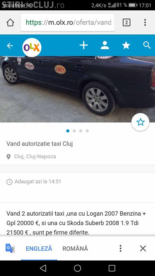 Cluj Napoca Licențe De Taxi Vandute Cu 30 000 De Euro Stiri De Cluj