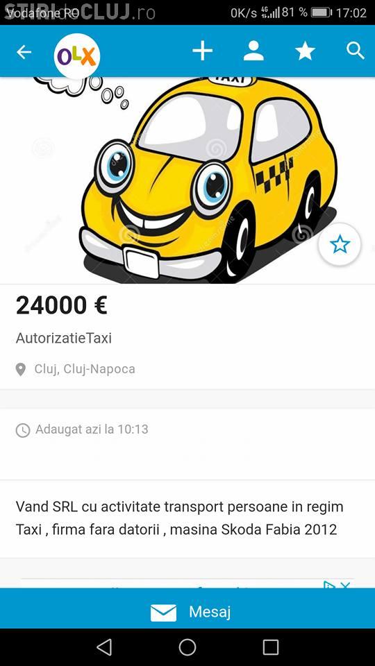 Cluj Napoca Licențe De Taxi Vandute Cu 30 000 De Euro Stiri De Cluj