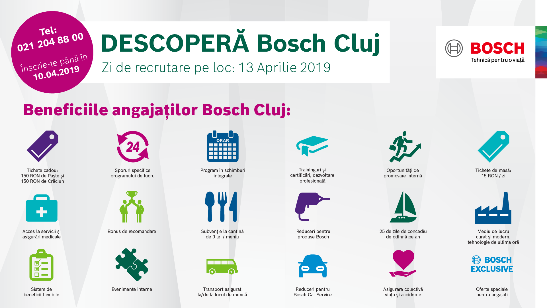 Descoperă Bosch Cluj Bosch Te Invită La Ziua Recrutării In 13