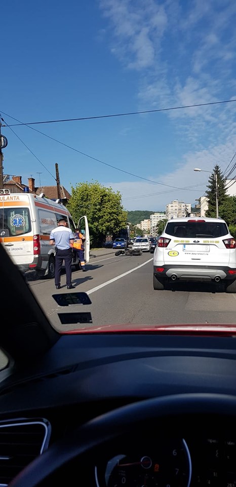 Accident In Cartierul Grigorescu Un Motociclist A Fost Rănit Foto