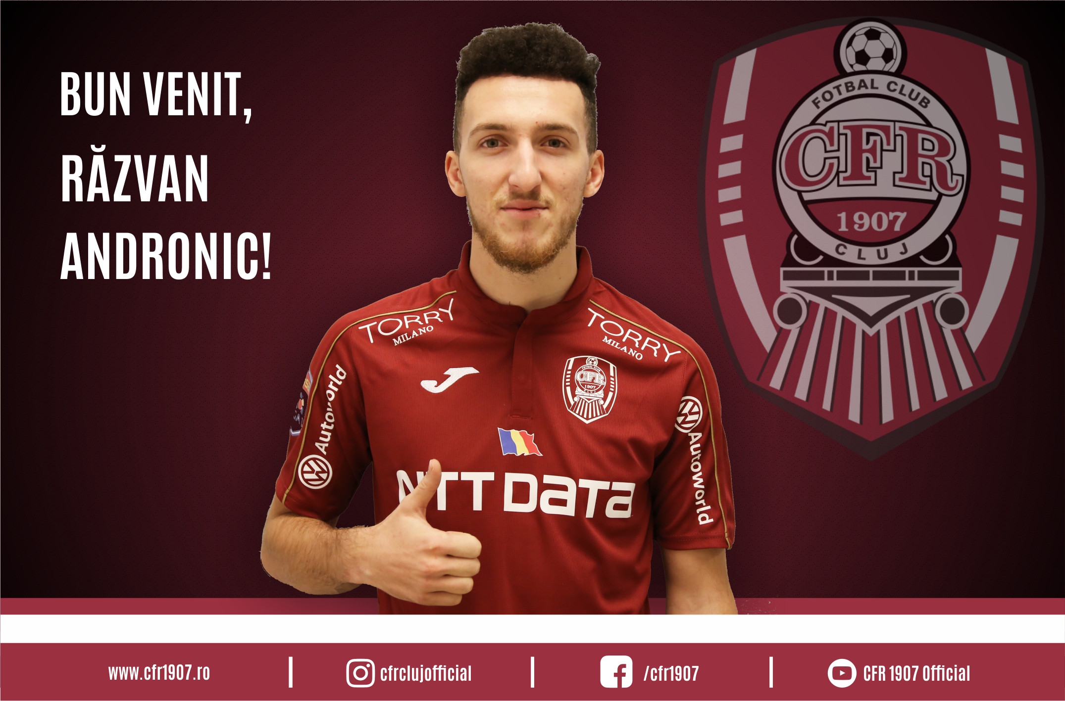 Cfr Cluj A Anunțat Un Nou Transfer Răzvan Andronic Revine In