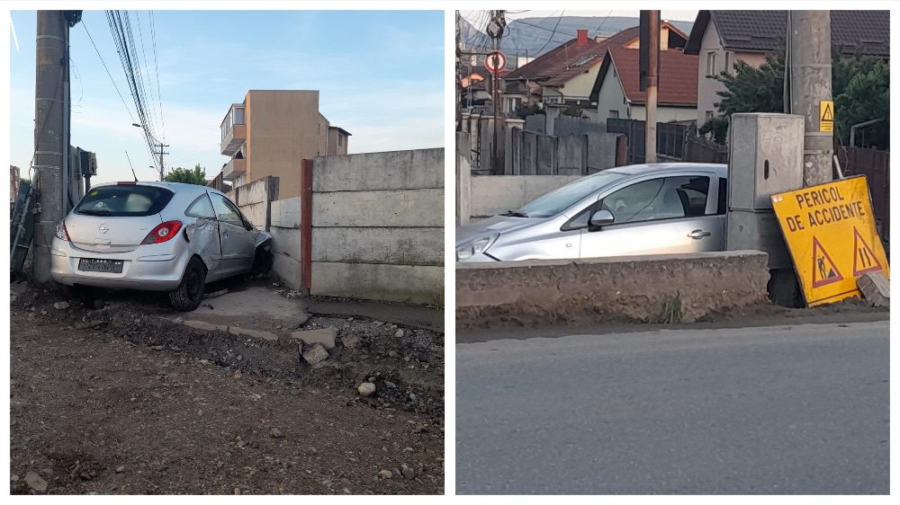 Accident cât se poate de bizar la Turda. Polițiștii suspectează că șoferul era sub influența băuturilor alcoolice thumbnail