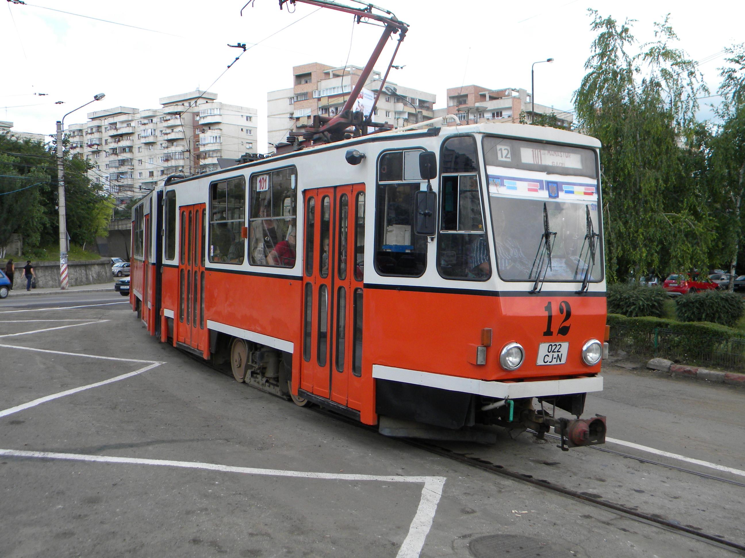 Tramvaiele, scoase de pe ruta strada Bucium Piata Garii si inlocuite
