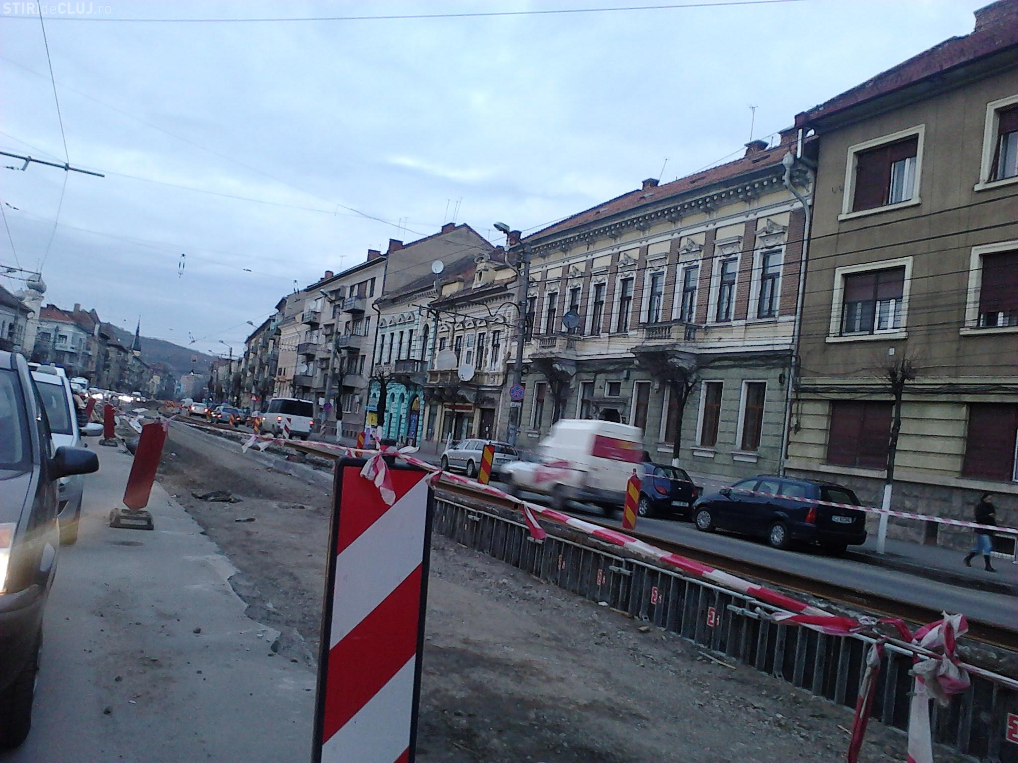 Traseul Piata Garii intersectia strada Horea cu Baritiu, parcurs in