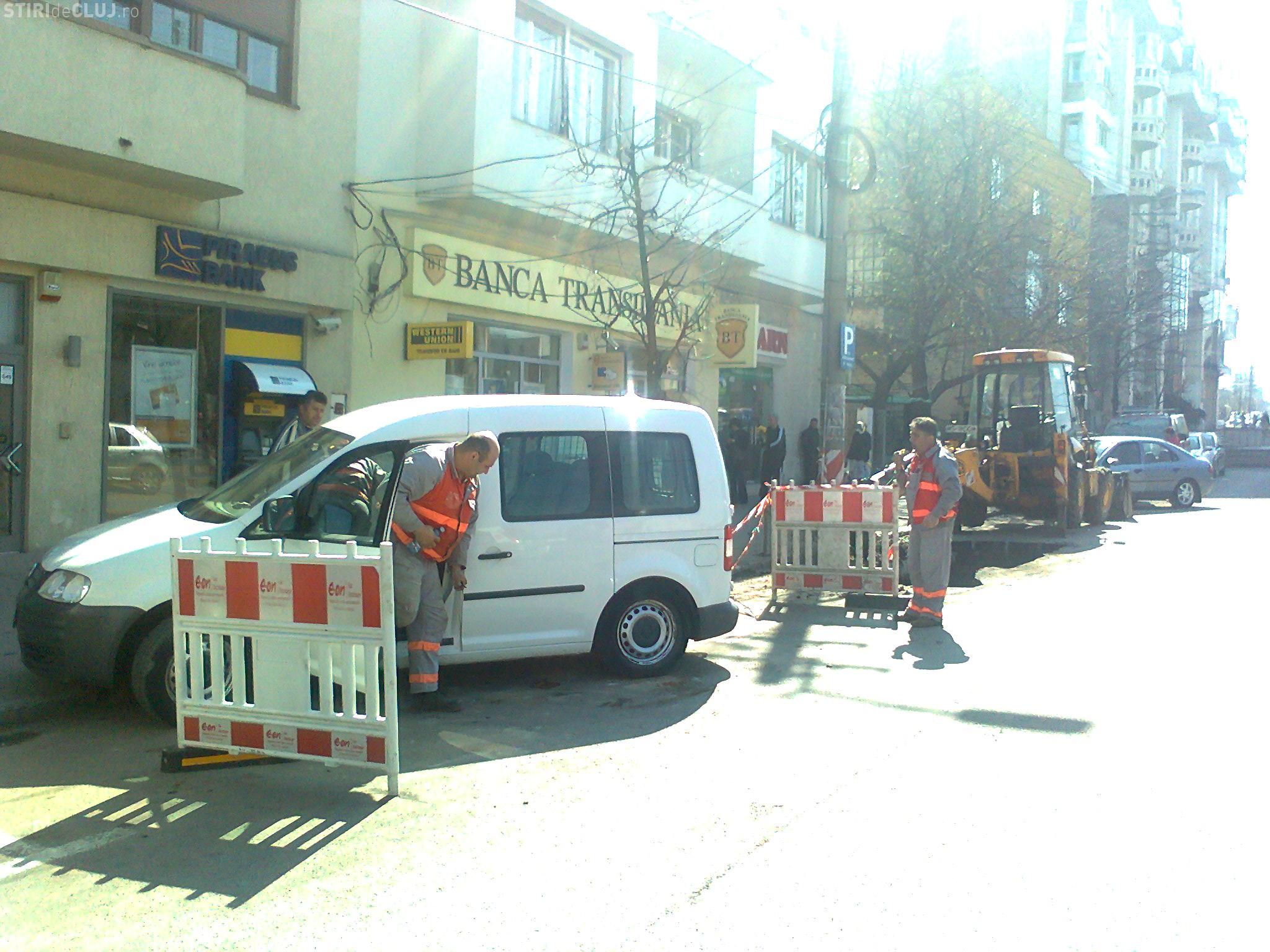 EON Gaz a spart si in Piata Cipariu FOTO Ştiri de Cluj