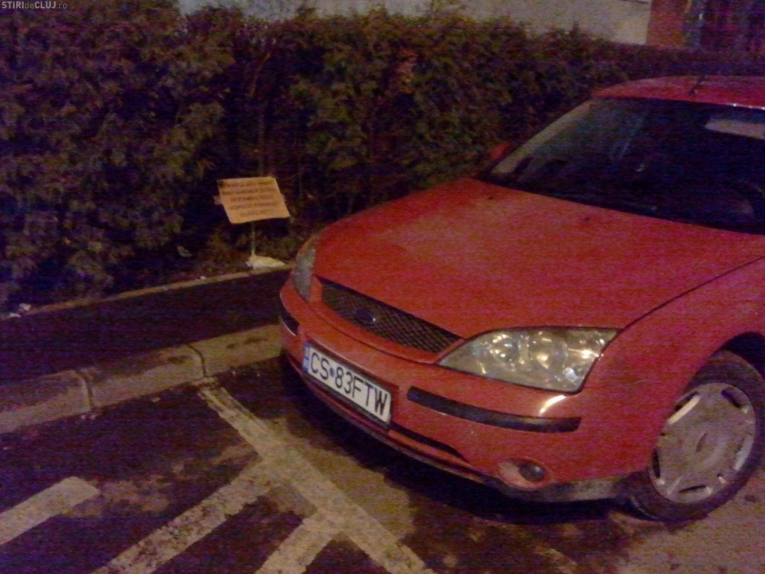 wagon Care quarter Șoferul cu anunțul: NU PARCA DEZUMFLU ROȚI, VOPSESC PARBRIZE, ZGÂRII TOT,  în colimatorul Poliției Locale - FOTO - Ştiri de Cluj