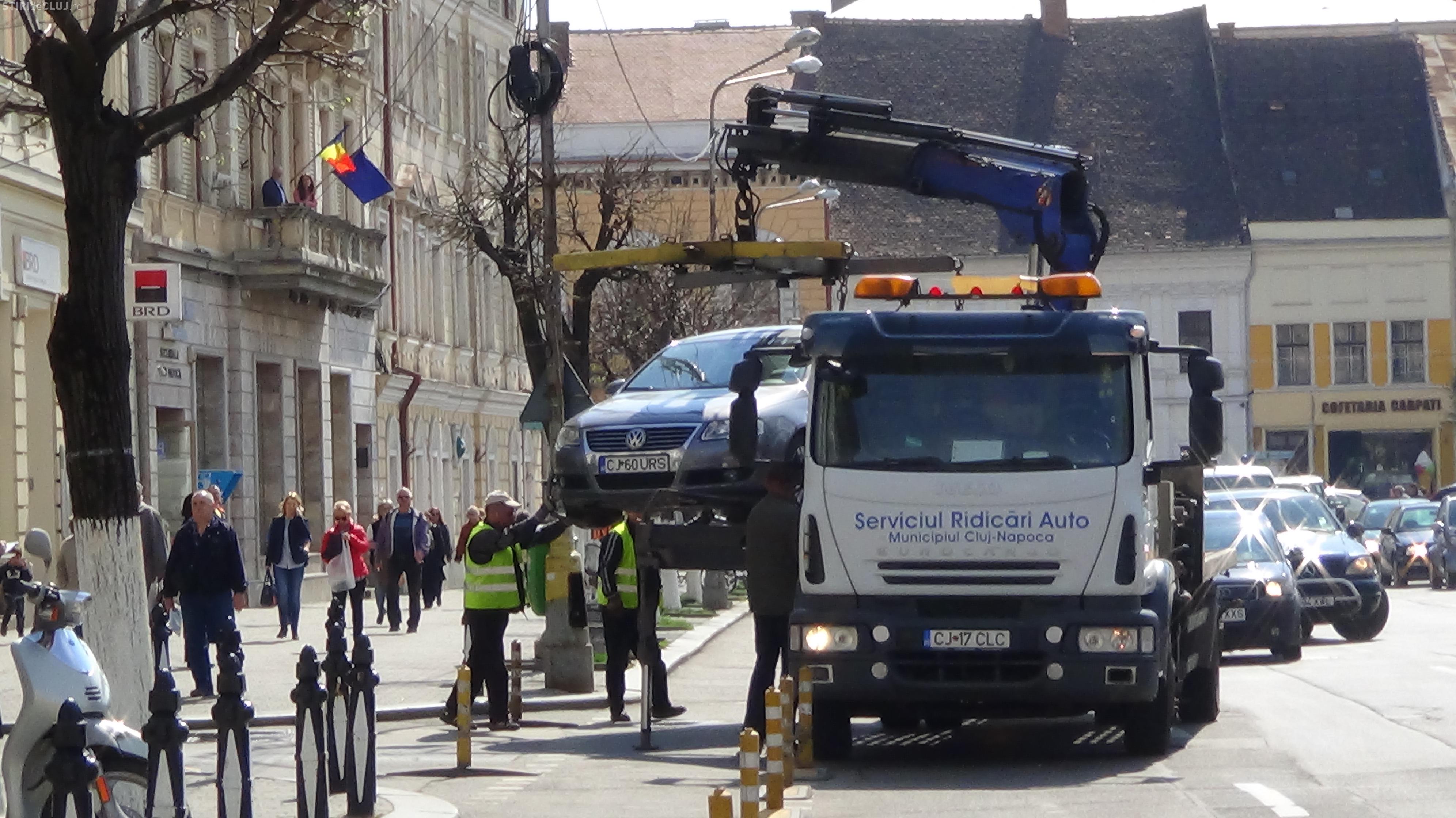 Lau ”pescuit” din ușă de la Vodafone Piața Unirii. Cine la raportat