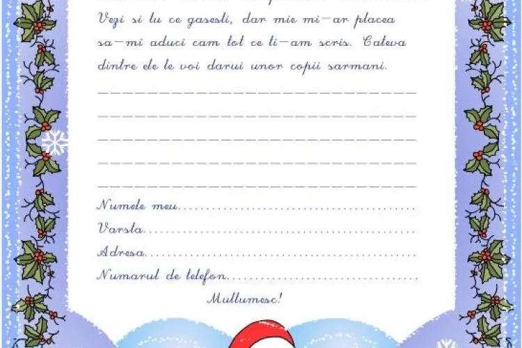 50 de copii din Cluj i-au trimis scrisoare lui mos Craciun