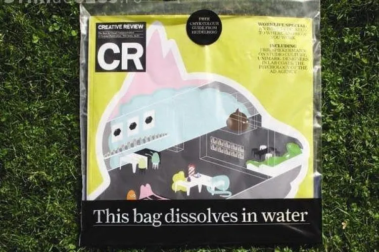 O firma din Marea Britanie a inventat punga care se dizolva in apa