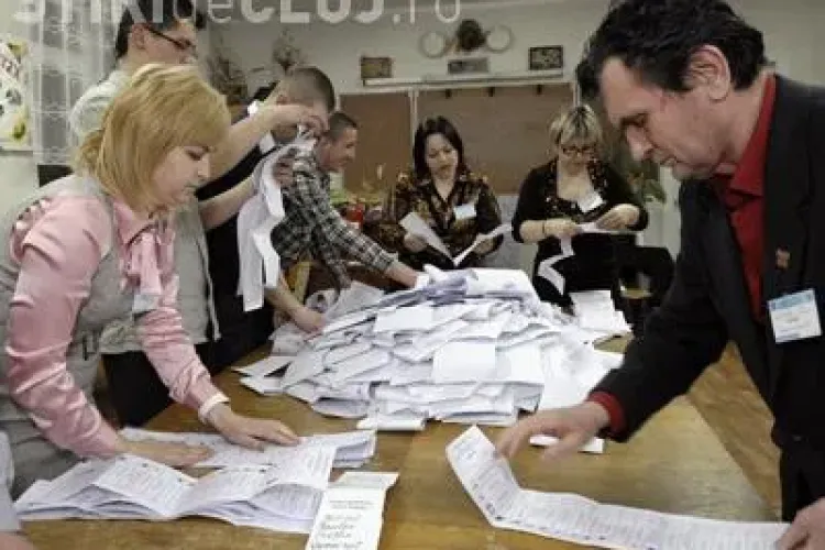 Intre voturile nule au fost gasite 1181 de buletine valabile: 629 in favoarea lui Basescu si 552 pentru Geoana