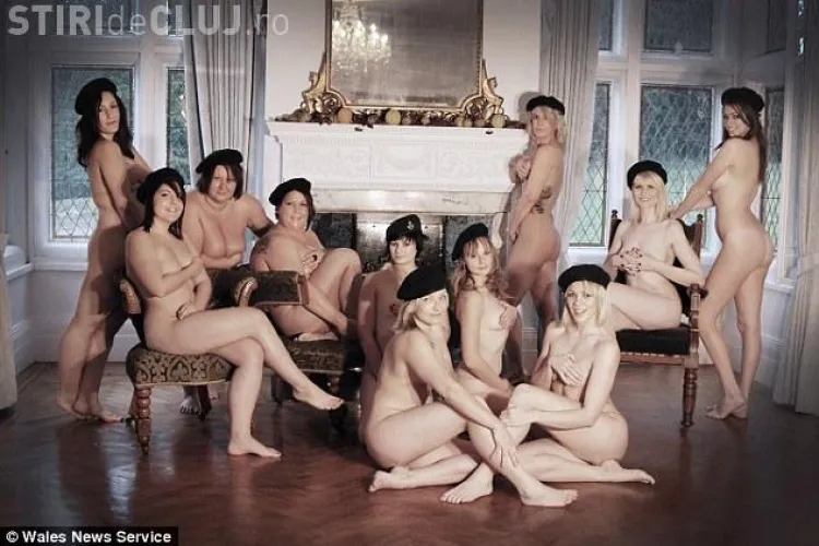 Au pozat nud pentru militarii raniti in razboi 