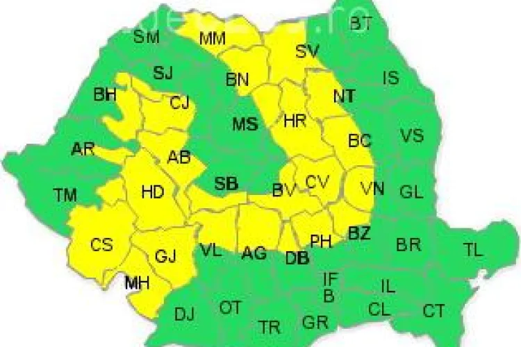 AVERTIZARE: Ninsori si vant puternic la munte