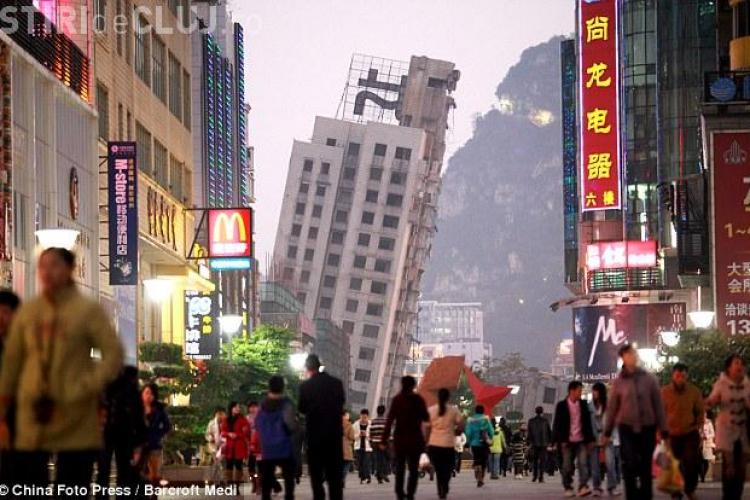 Demolare esuata - inginerii chinezi au creat un nou turn inclinat