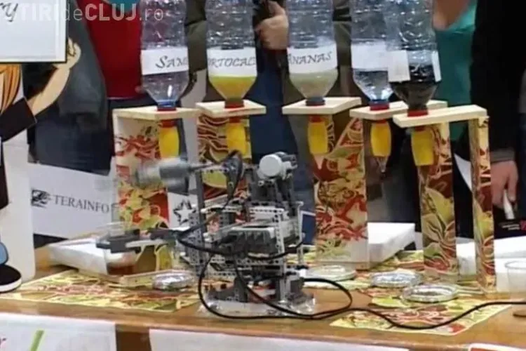 18 roboti creati de studenti de la UBB Cluj, pot sa va ajute sa va vopsiti casa, sa taiati lemne sau sa faceti un cockteil- Vezi VIDEO