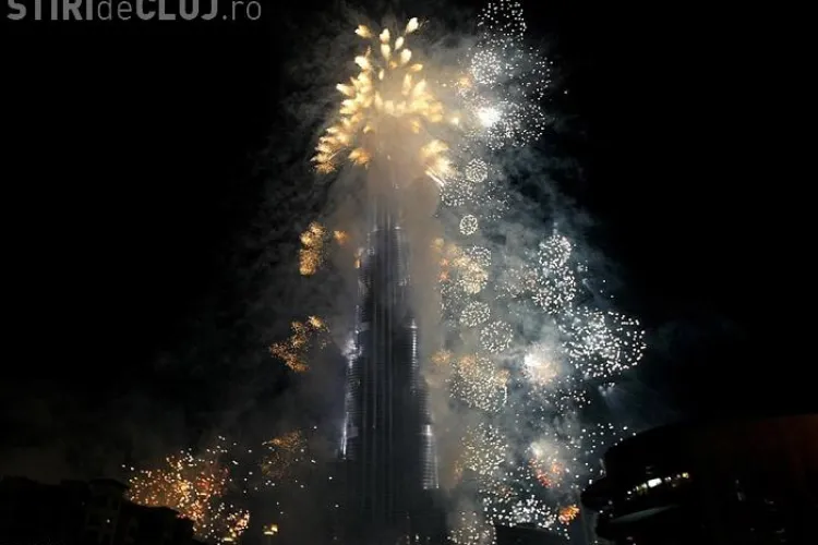 Cea mai inalta cladire din lume, Burj Dubai,  a fost inaugurata cu un spectaculos foc de artificii- VEZI VIDEO si FOTO