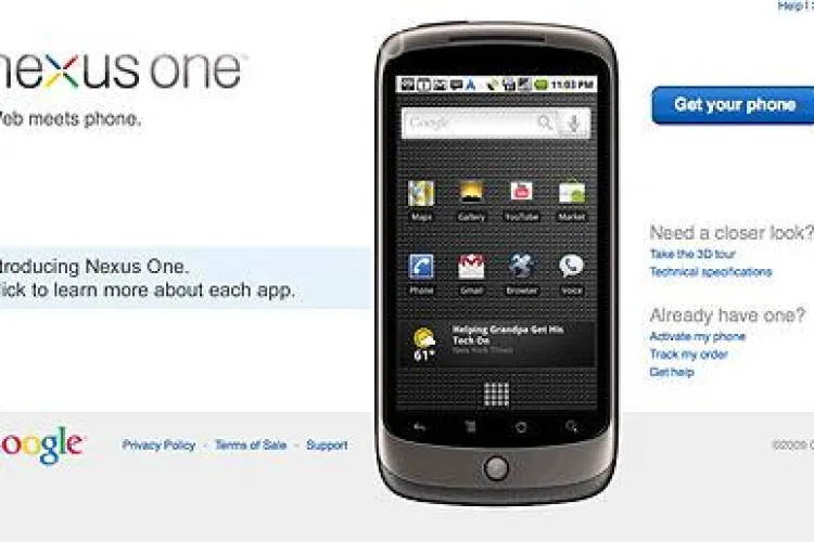 Google a lansat pe piata Nexus One-VEZI VIDEO