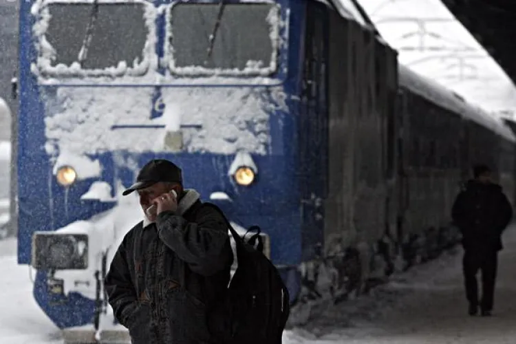 Patru trenuri accelerat au ajuns cu intarziere de sute de minute in Gara Cluj