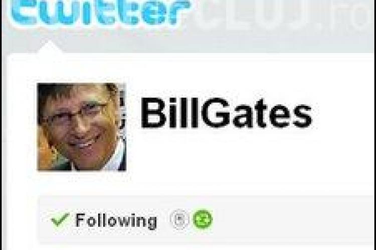 Bill Gates e pe Twitter
