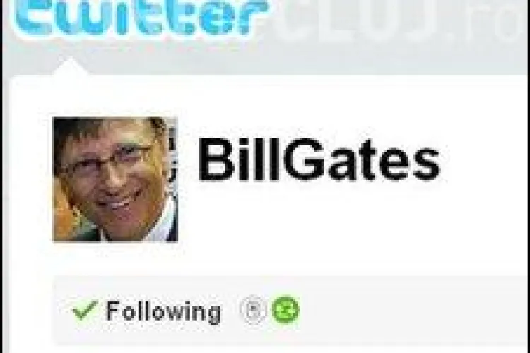 Bill Gates e pe Twitter