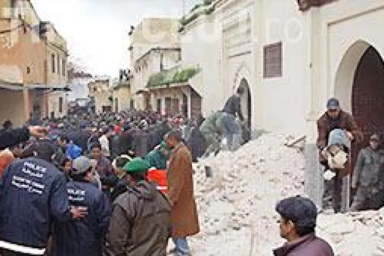 Turnul unei moschee din Maroc s-a prabusit peste sute de oameni! - VIDEO 