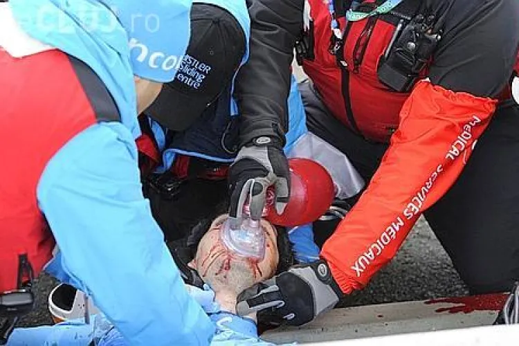 Un sportiv din Georgia a murit la Jocurile Olimpice de la Vancouver in timpul antrenamentelor - VIDEO - Imagini Socante