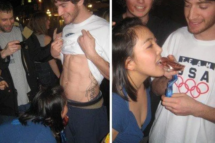 Un sportiv a trebuit sa paraseasca Olimpiada pentru ca a folosit medalia la "agatat" - FOTO