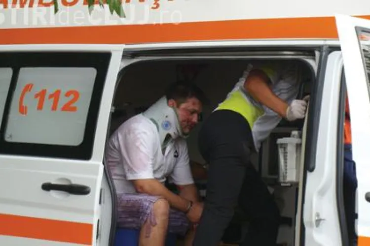 Accident grav la intersectia strazilor Ariesului cu Nicolae Titulescu, din Cluj-Napoca