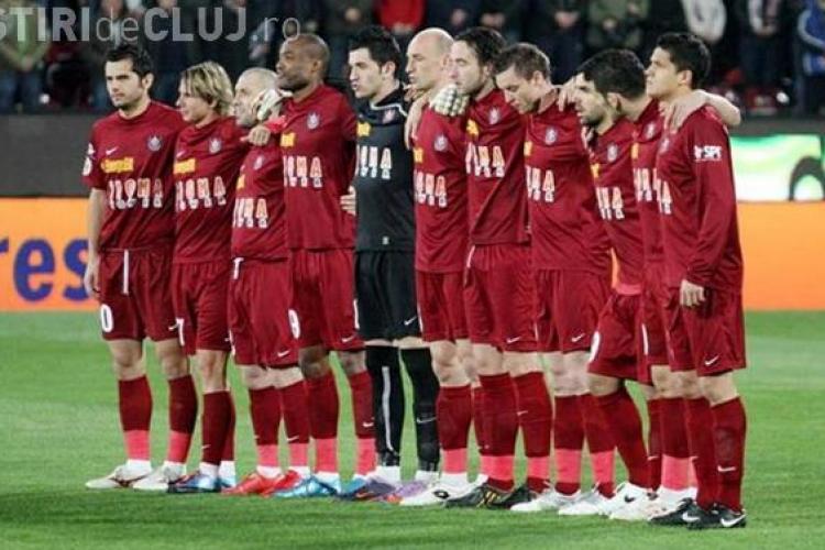CFR Cluj este pe locul 134 in topul international al cluburilor, in cadere cu 15 locuri