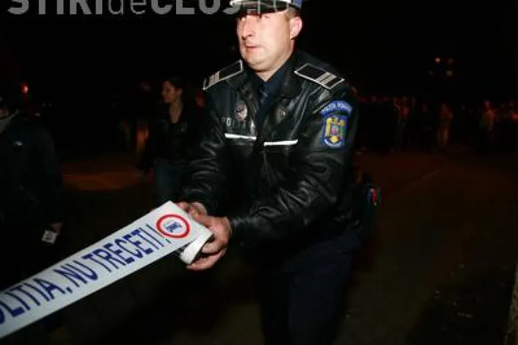 A lovit o masina la Negreni si a fugit, dar a fost prins de politisti