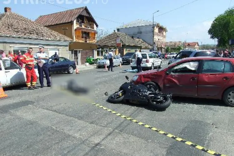 Un motociclist maghiar a murit in comuna Poieni. Accidentul a fost deosebit de violent!
