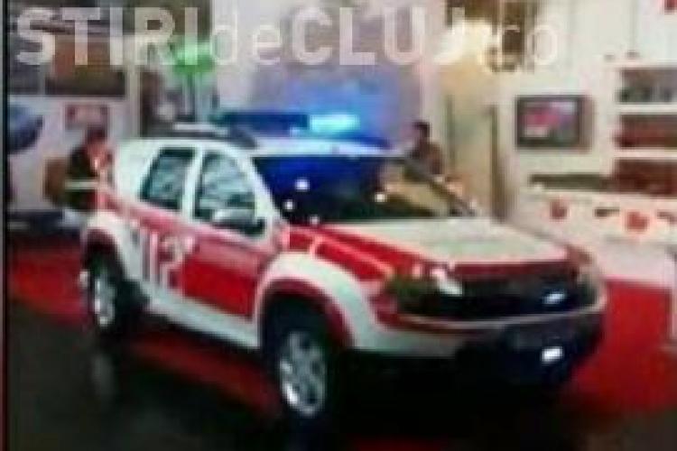 Dacia Duster a fost transformata de nemti in masina de pompieri - VIDEO 
