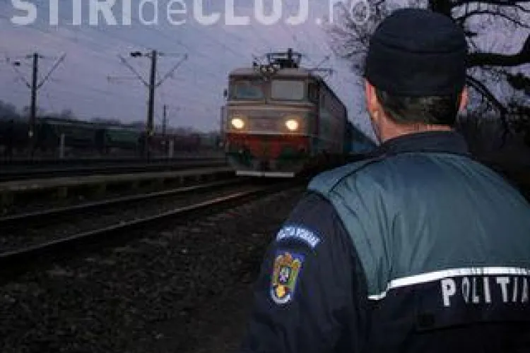 Barbat lovit de "trenul foamei" in apropiere de fabrica Sanex, din Cluj Napoca