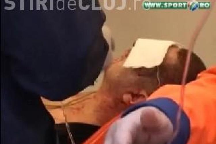 Un suporter stelist a fost agresat de dinamovisti! VIDEO / Imagini socante