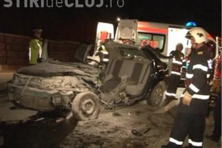 Accident mortal pe centura orasului Gherla, in Bunesti! Victima a stat incarcerata 45 de minute - FOTO